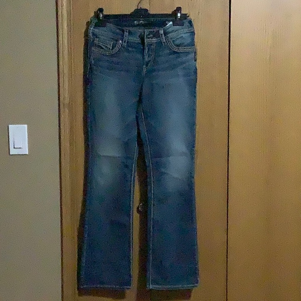 Silver Suki Jeans